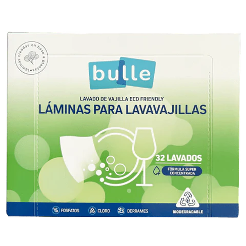 Bulle Láminas para Lavavajillas Eco Friendly 