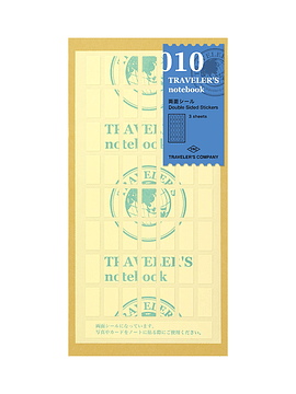  Refill Double-Sided Sticker 010 TRAVELER´S Notebook