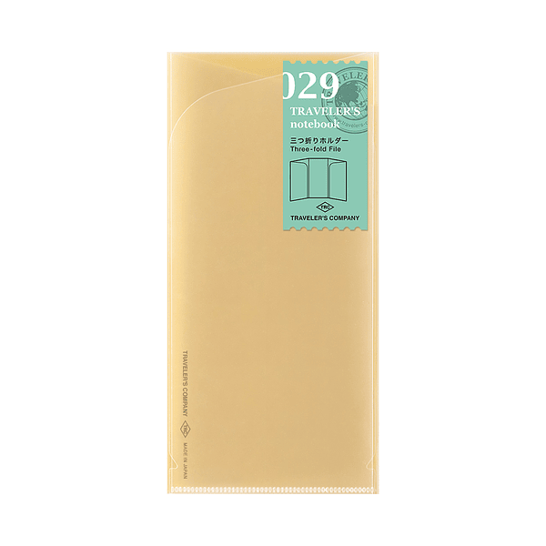  Three-fold File 029 TRAVELER´S Notebook