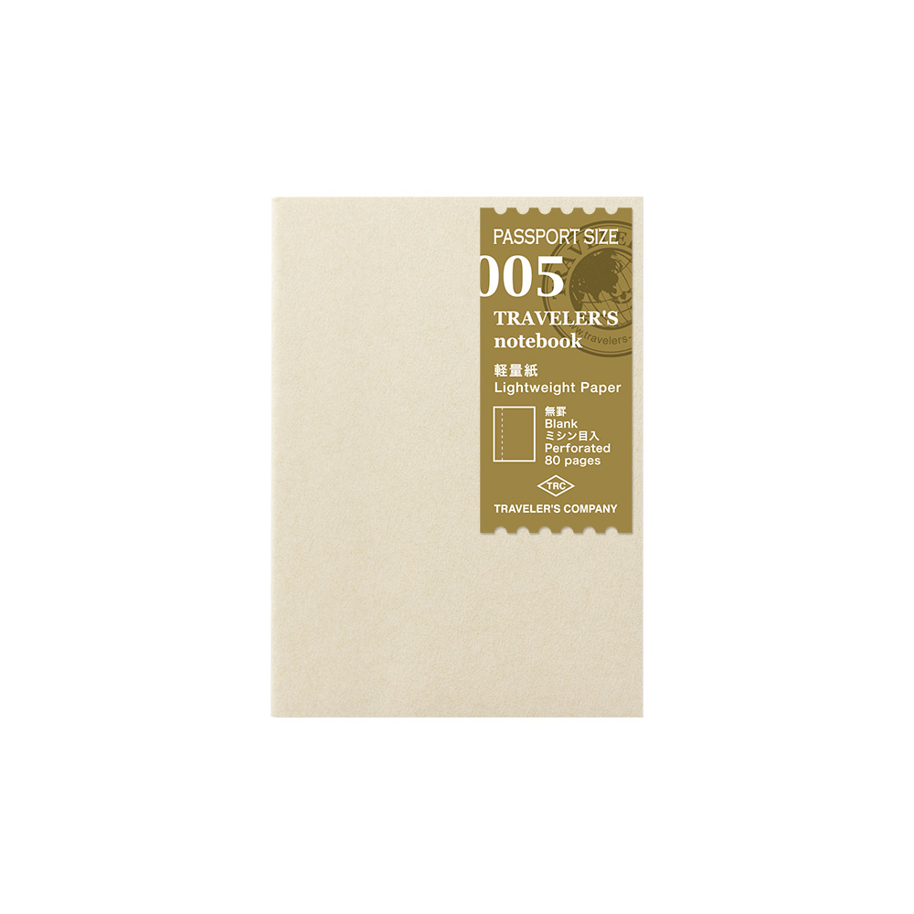 Refill Light Paper 005 Passport TRAVELER´S Notebook