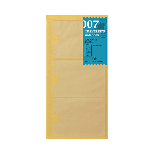  Refill Card file 007 TRAVELER'S Notebook