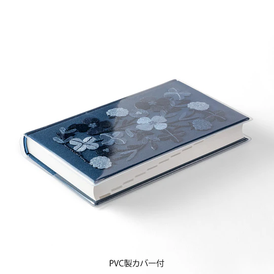 Midori 5-Year Diary Embroidery Flower Black