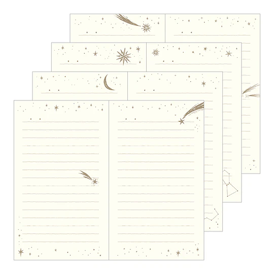 Midori Diary 1 Day 1 Page Stars