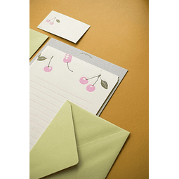 MIDORI LETTER SET CHERRY