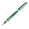 ESTERBROOK PLUMA ESTIE GREEN GLASS SILVER TRIM