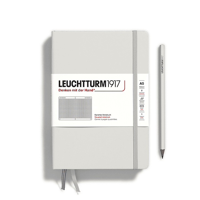 LEUCHTTURM LIBRETA LIGHT GREY A5