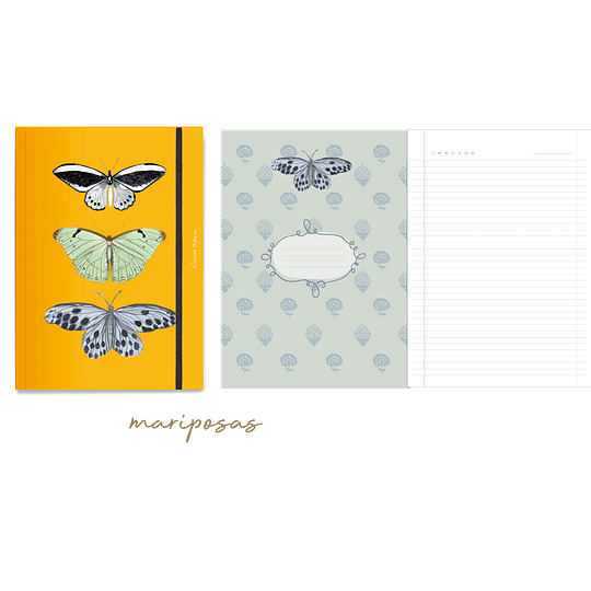 Cuaderno Mariposa 12 Deseos