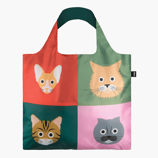 Loqi Bolsa Reciclada “Cats” de Cheetam