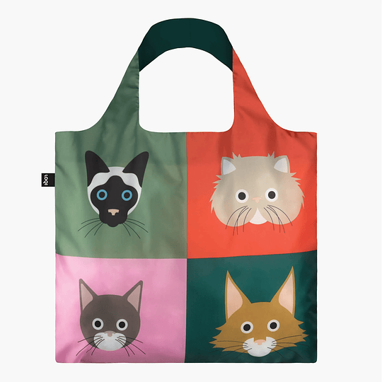 Loqi Bolsa Reciclada “Cats” de Cheetam