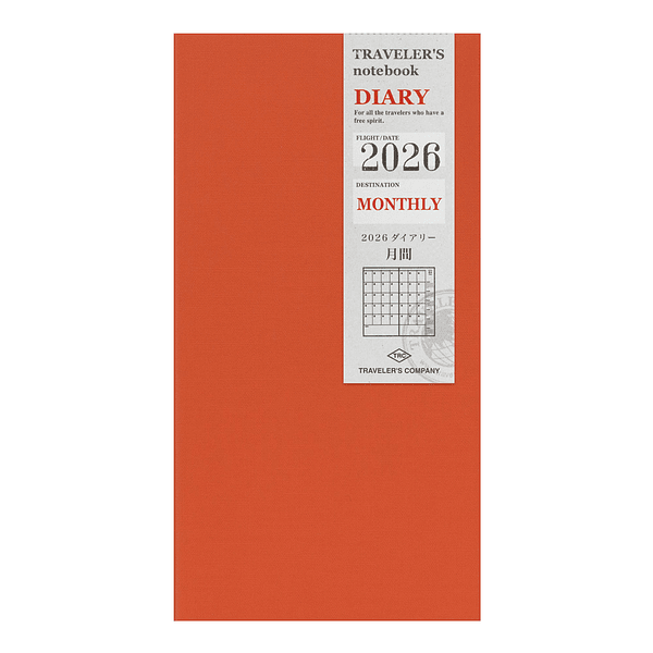 Refill 2026 Monthly TRAVELER´S Notebook