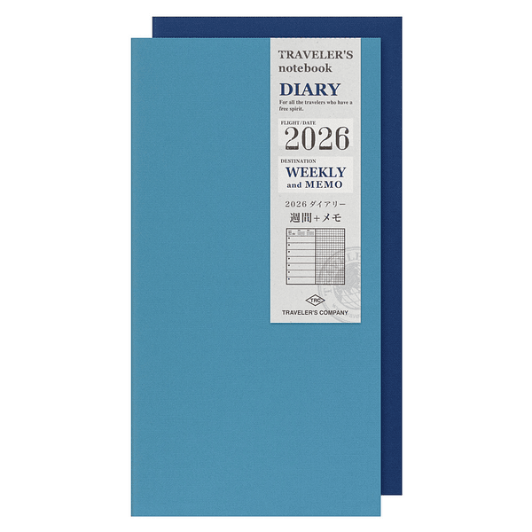 Refill  2026 Weekly + Memo TRAVELER´S Notebook