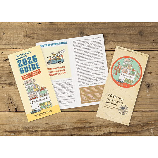 Refill  2026 Weekly + Memo TRAVELER´S Notebook