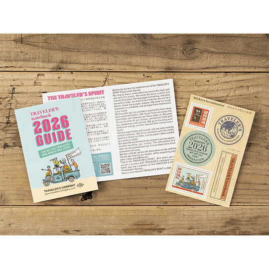 Refill  2026 Monthly Passport Size TRAVELER´S Notebook