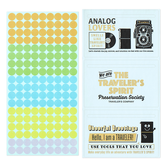 Sticker Set for Diary 2026 TRAVELER'S Notebook 