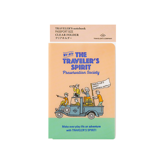 Clear Folder 2026 Passport Size TRAVELER'S Notebook