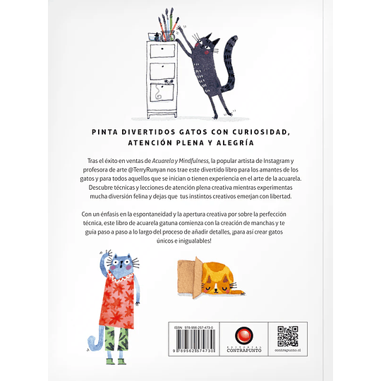Libro Acuarela y Gatos