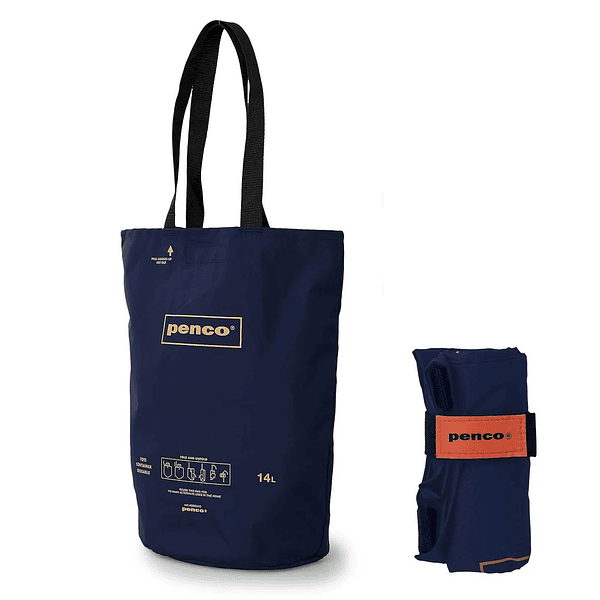 Penco Bucket Tote Navy