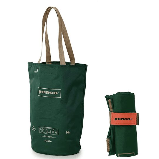 Penco Bucket Tote Dark Green