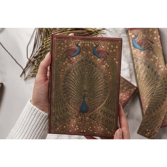 Paperblanks Agenda Mini 2026 Diaria Pavos Reales