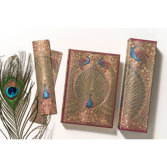 Paperblanks Agenda Mini 2026 Diaria Pavos Reales