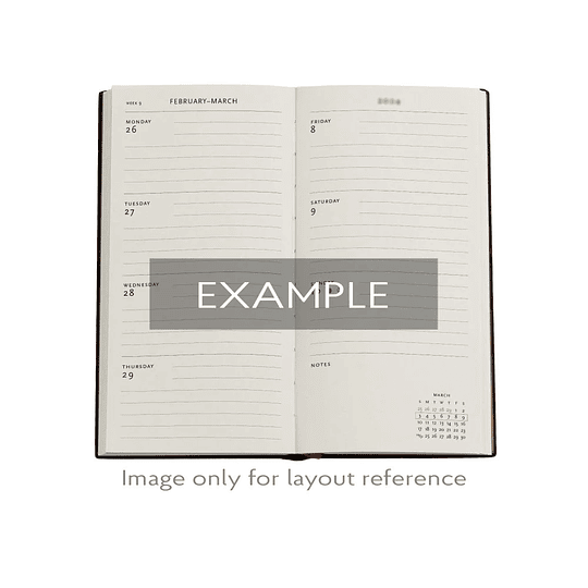 Paperblanks Agenda Midi 2026 Semanal William Kilburn, Anemone