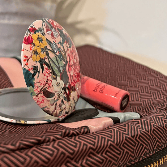 Cedon Espejo Bolsillo Flower Greeting