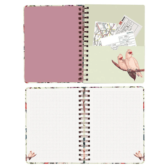 Cedon Libreta Anillada A5 Tapa Dura Paradise