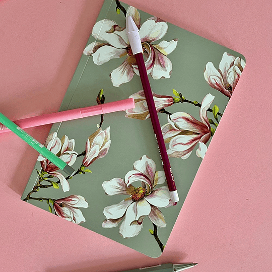 Cedon Libreta Cuadernillo De Luxe A5 Magnolias 