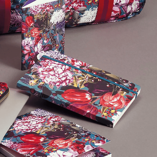 Cedon Libreta con Elástico A5 Bouquet Floral 