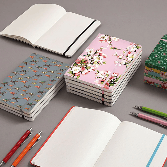 Cedon Libreta con Elástico A5 Cherry Blossoms