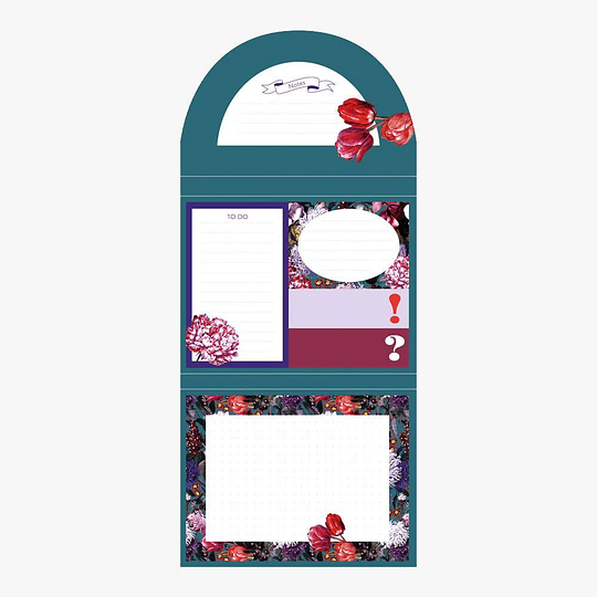 Cedon Set Notas Adhesivas Bouquet Floral 