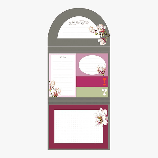 Cedon Set Notas Adhesivas Magnolias 