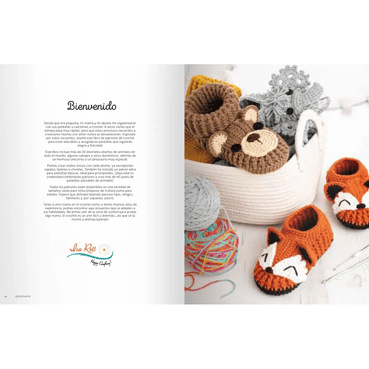 Libro Pantuflas a Crochet