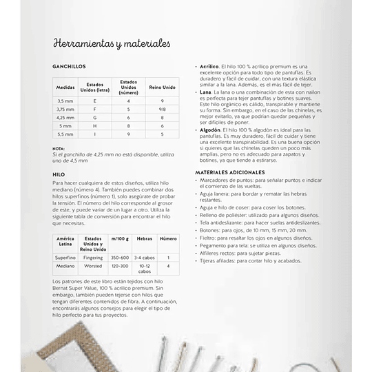 Libro Pantuflas a Crochet