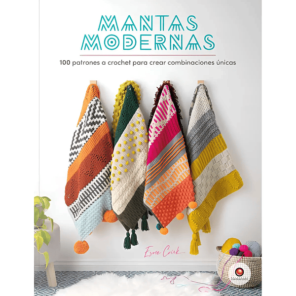 Libro Mantas Modernas a Crochet 