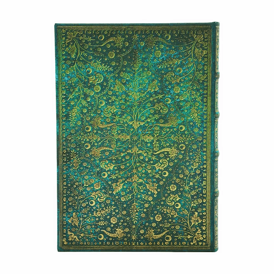 Paperblanks Libreta Midi Emerald Flower