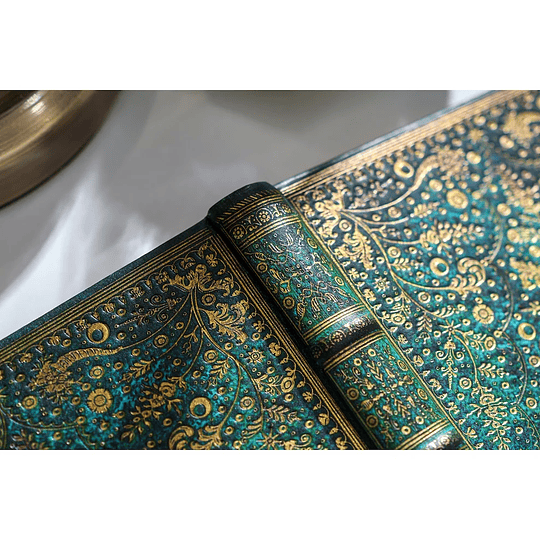 Paperblanks Libreta Midi Emerald Flower