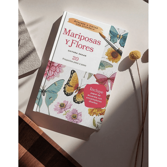 Libro Mariposas y Flores