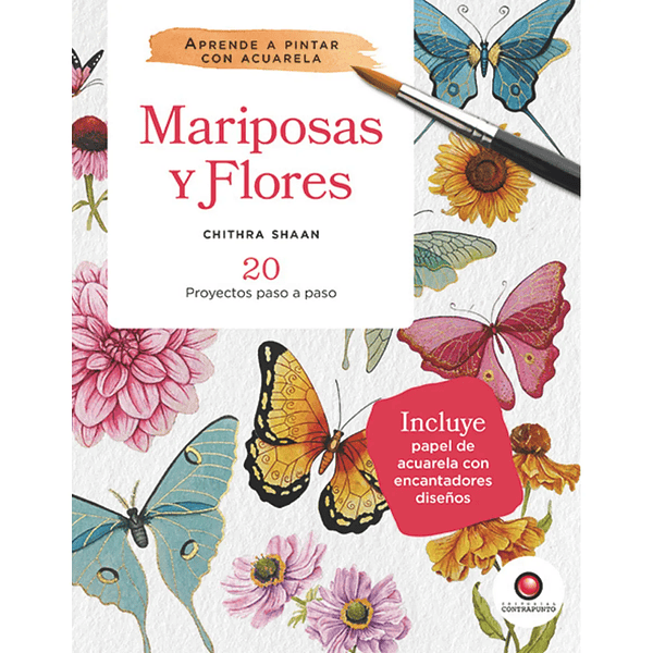 Libro Mariposas y Flores