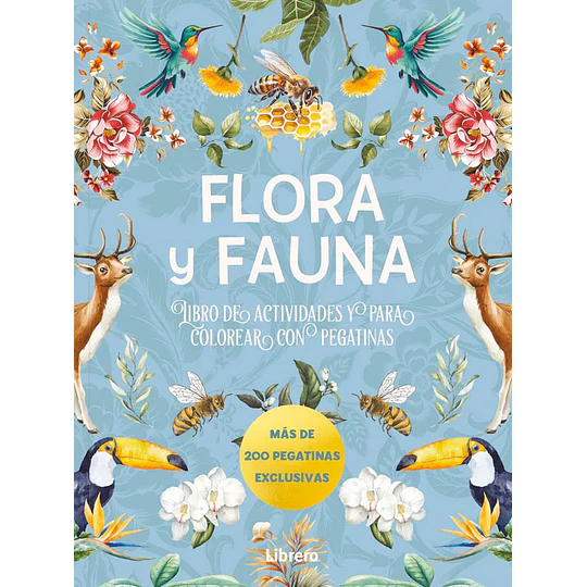 Libro de Actividades y Pegatinas Flora y Fauna