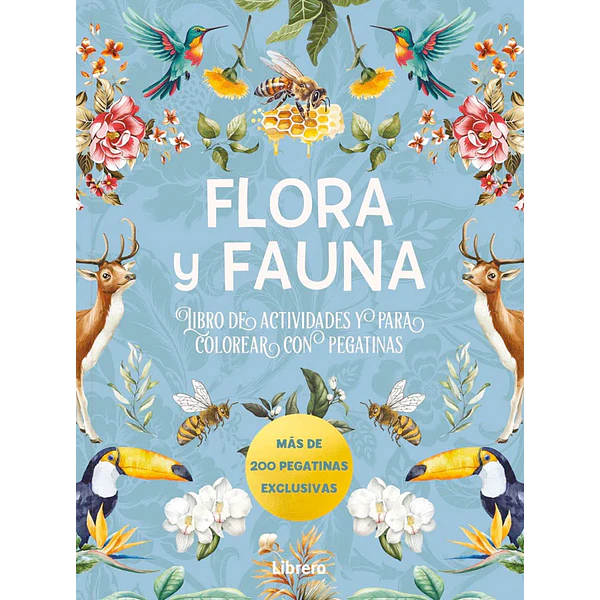 Libro de Actividades y Pegatinas Flora y Fauna