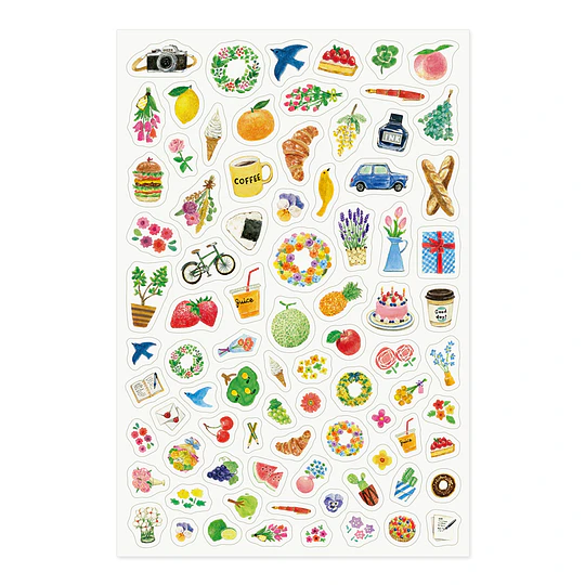 Yuru Log Sticker 1 Sheet Motif