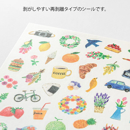 Yuru Log Sticker 1 Sheet Motif