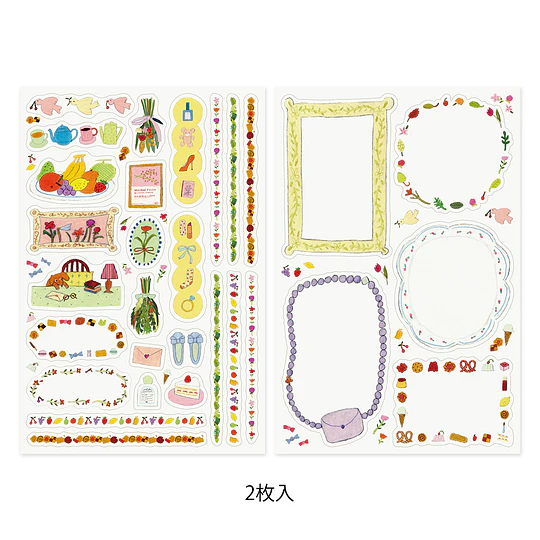 Yuru Log Sticker 2 Sheets  My Life