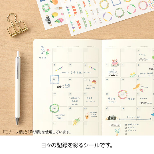 Yuru Log Sticker 1 Sheet  Feeling