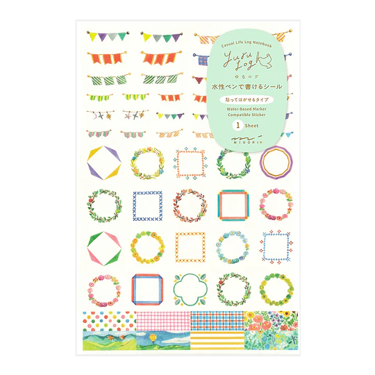 Yuru Log Sticker 1 Sheet  Decoration