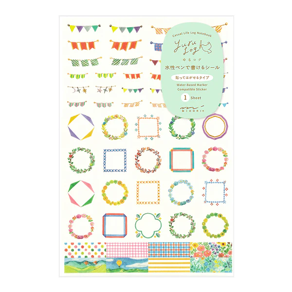 Yuru Log Sticker 1 Sheet  Decoration