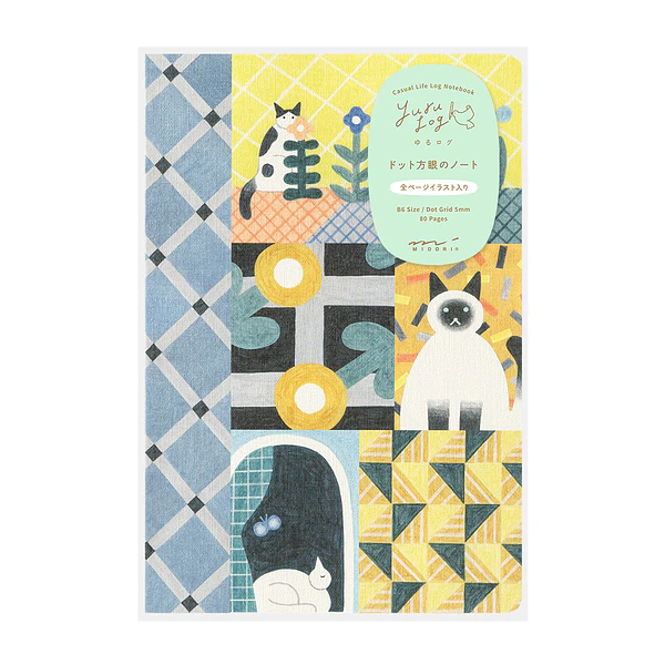 Yuru Log Notebook <B6>  Cat