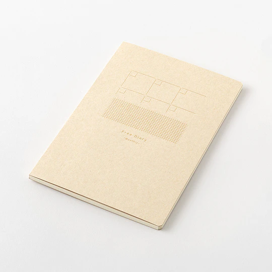 Yuru Log Notebook (B6) Free Diary Monthly