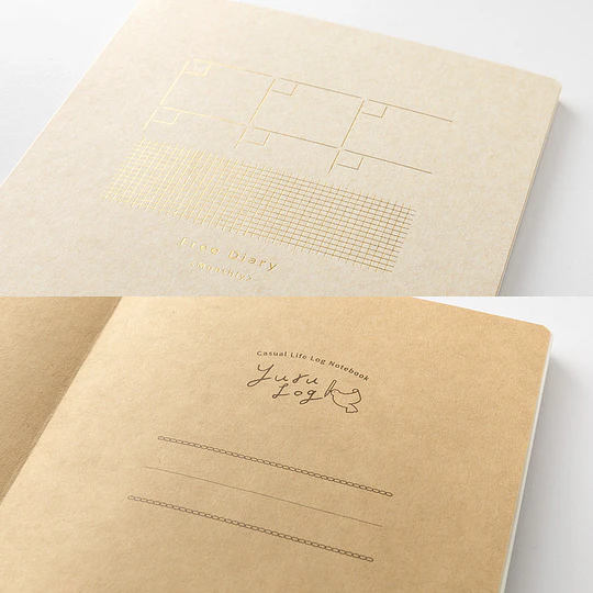 Yuru Log Notebook (B6) Free Diary Monthly